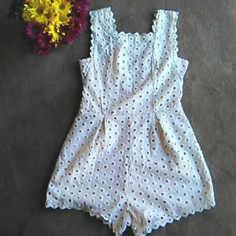 Just Me Eyelet Romper